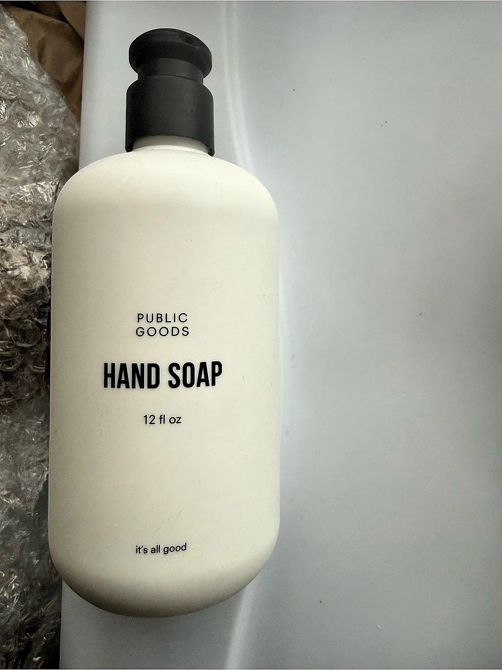 Public Goods Hand Soap 12 fl oz White & Black NWT